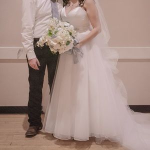 Beautiful MoriLee wedding dress!